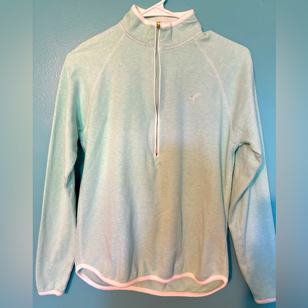Peter Millar zip long‎ sleeve golf top